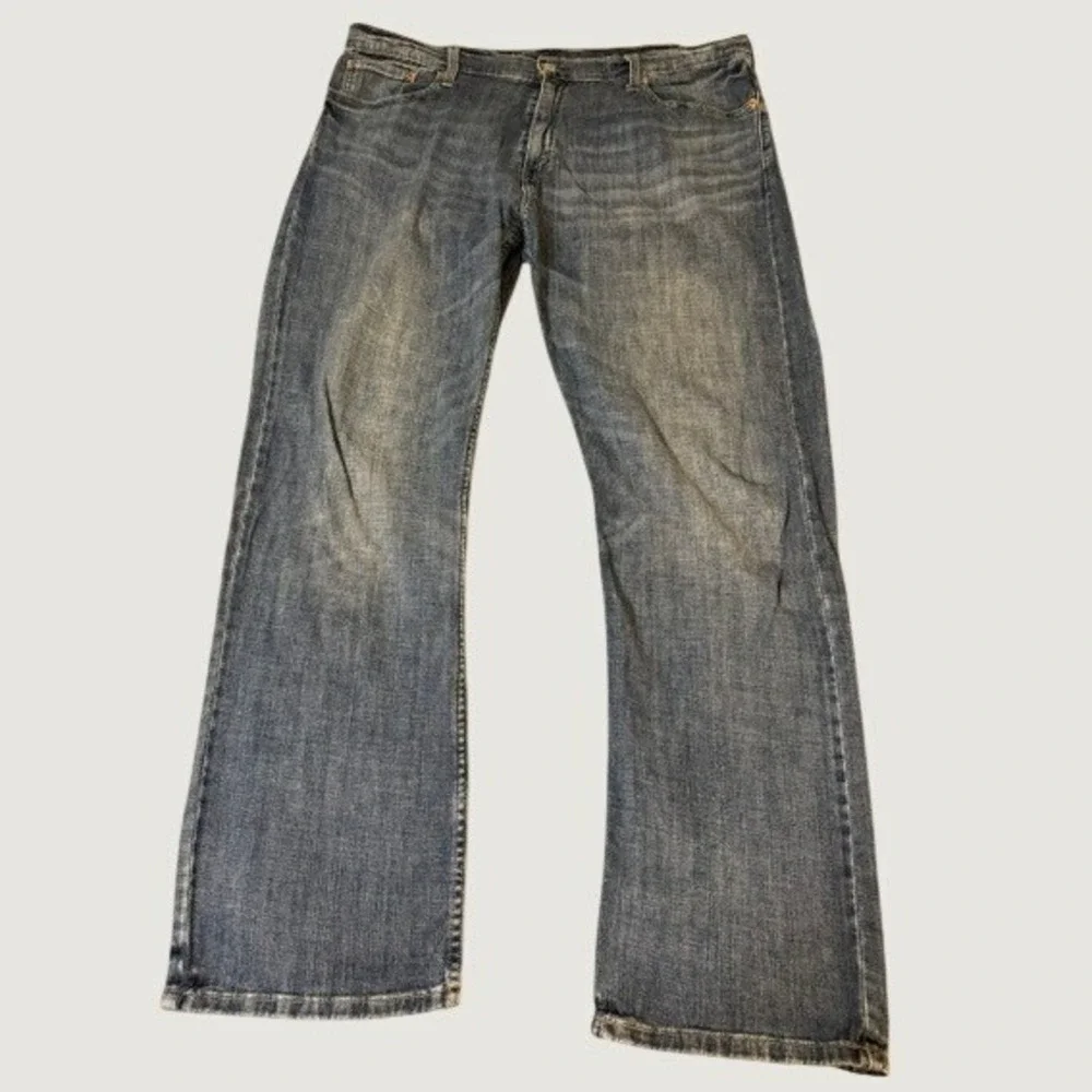 Vintage Levis 569 Loose Straight Leg Jeans Mens 38x34 Blue Medium Wash Denim Y2K